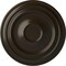 Ekena Millwork Traditional Ceiling Medallion (Fits Canopies up to 5 1/2"), 24 3/8"OD x 1 1/2"P, Stone Hearth CM24TRSHF - alternate 1